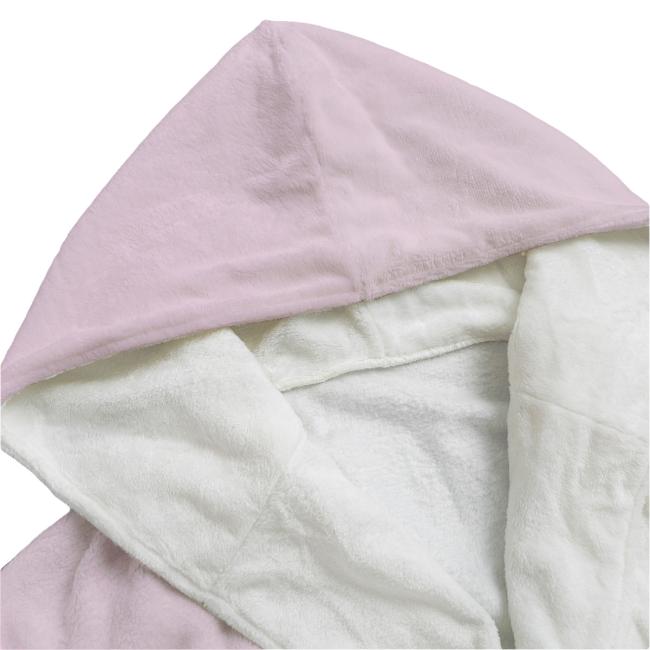 Preview: Bunter Bademantel Princessa aus Flanell – flauschig & farbenfroh, Größen S–2XL